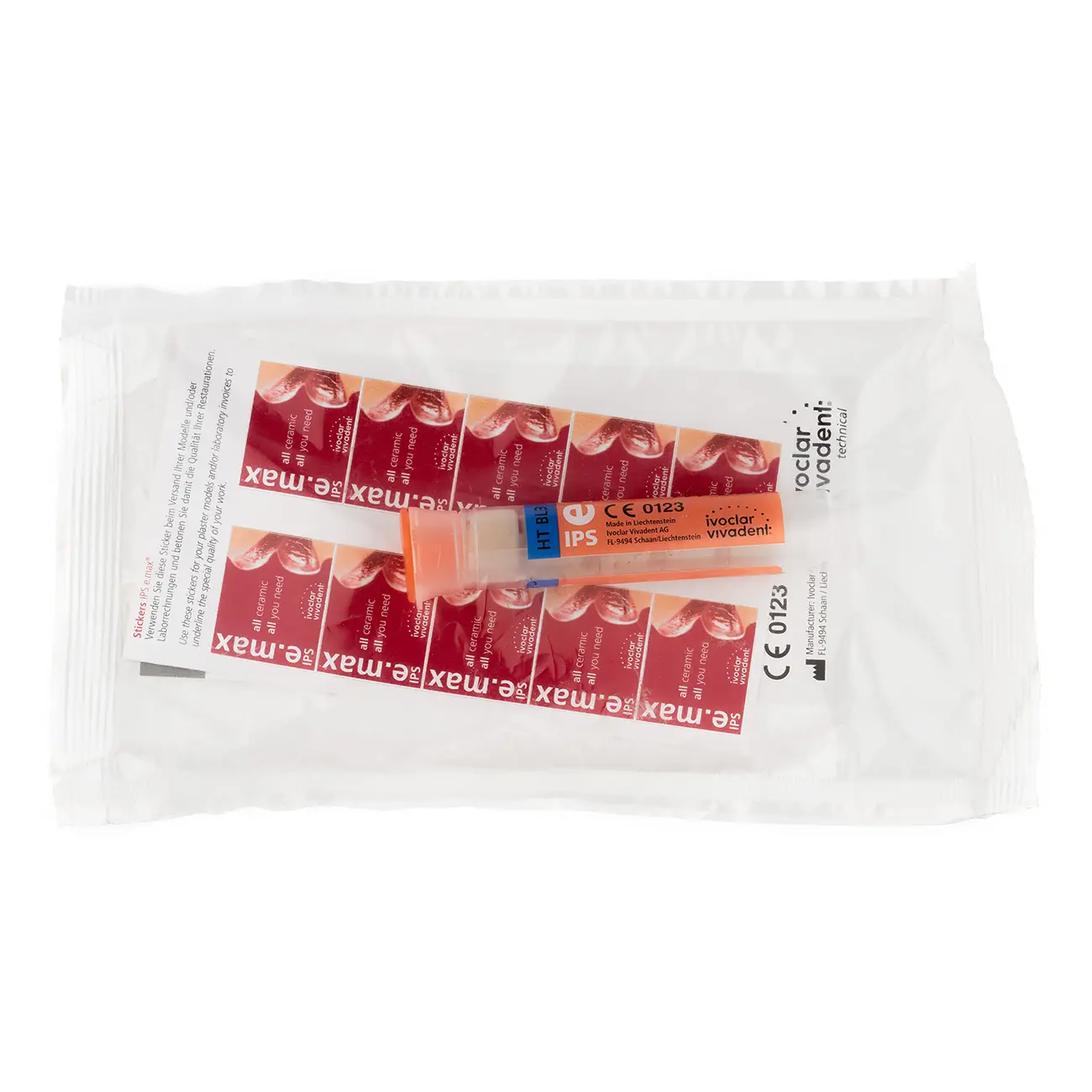 IPS e.max ZirPress HT BL3 5 pcs. Керамические заготовки для техники напрессовки, 605315