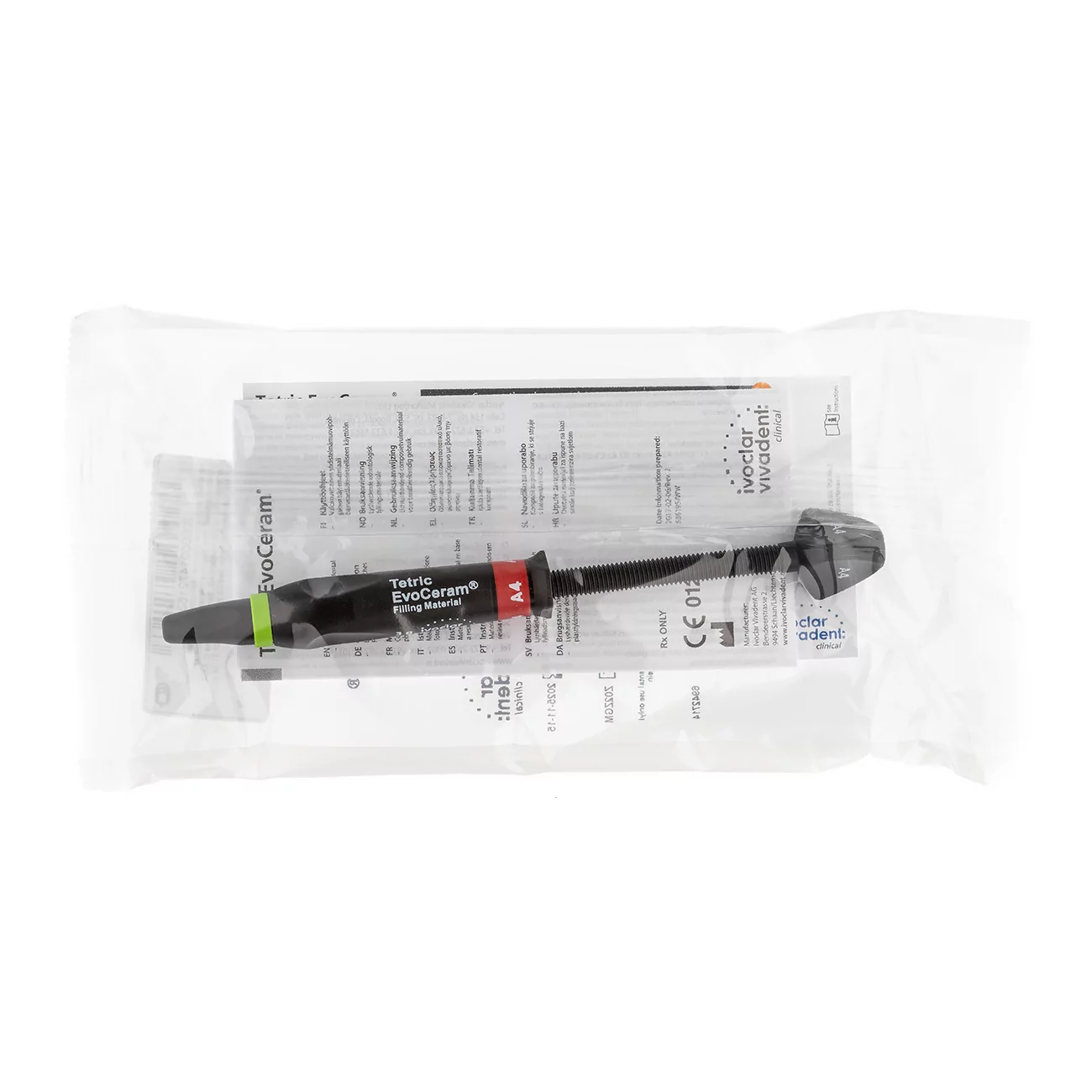 Tetric EvoCeram Refill 1x3g A4 Материал пломбировочный светоотверждаемый, 590316WW