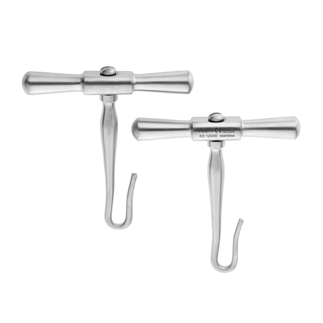 Крючкообразная рукоять для проволочной пилы, 1 пара, KS 120/00