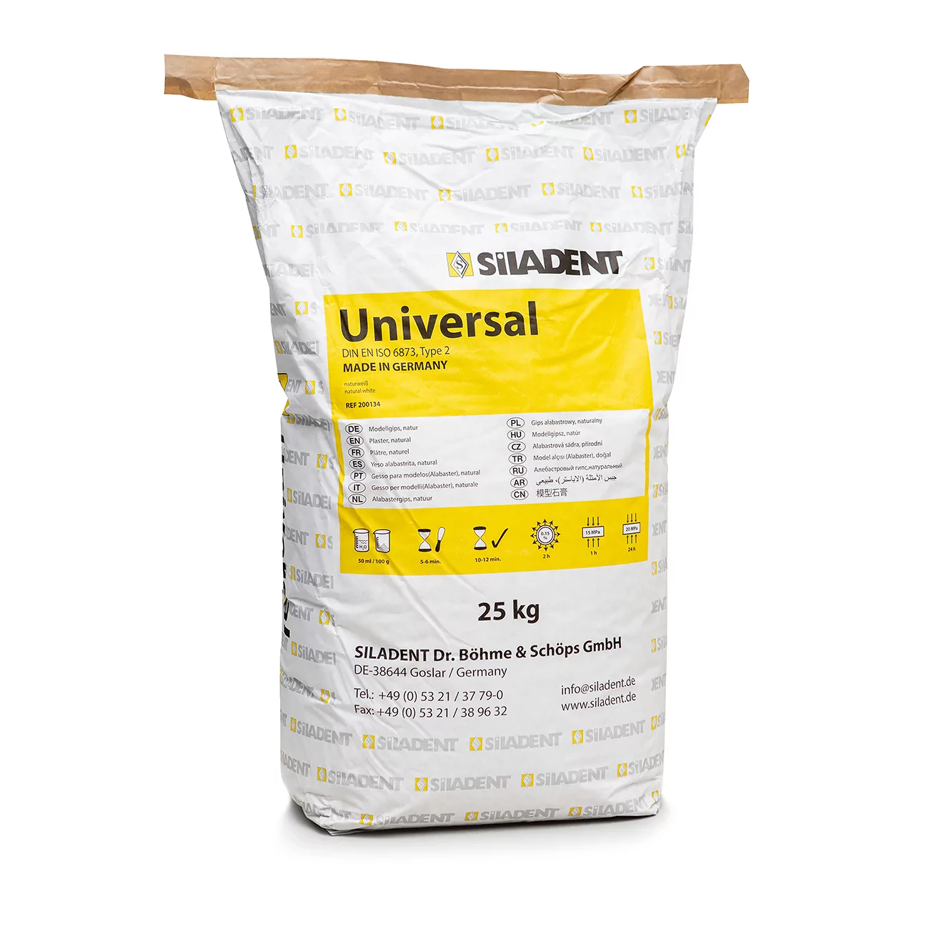 Гипс Universal, 2 кл, цвет белый, 25 кг, мешок, 200134