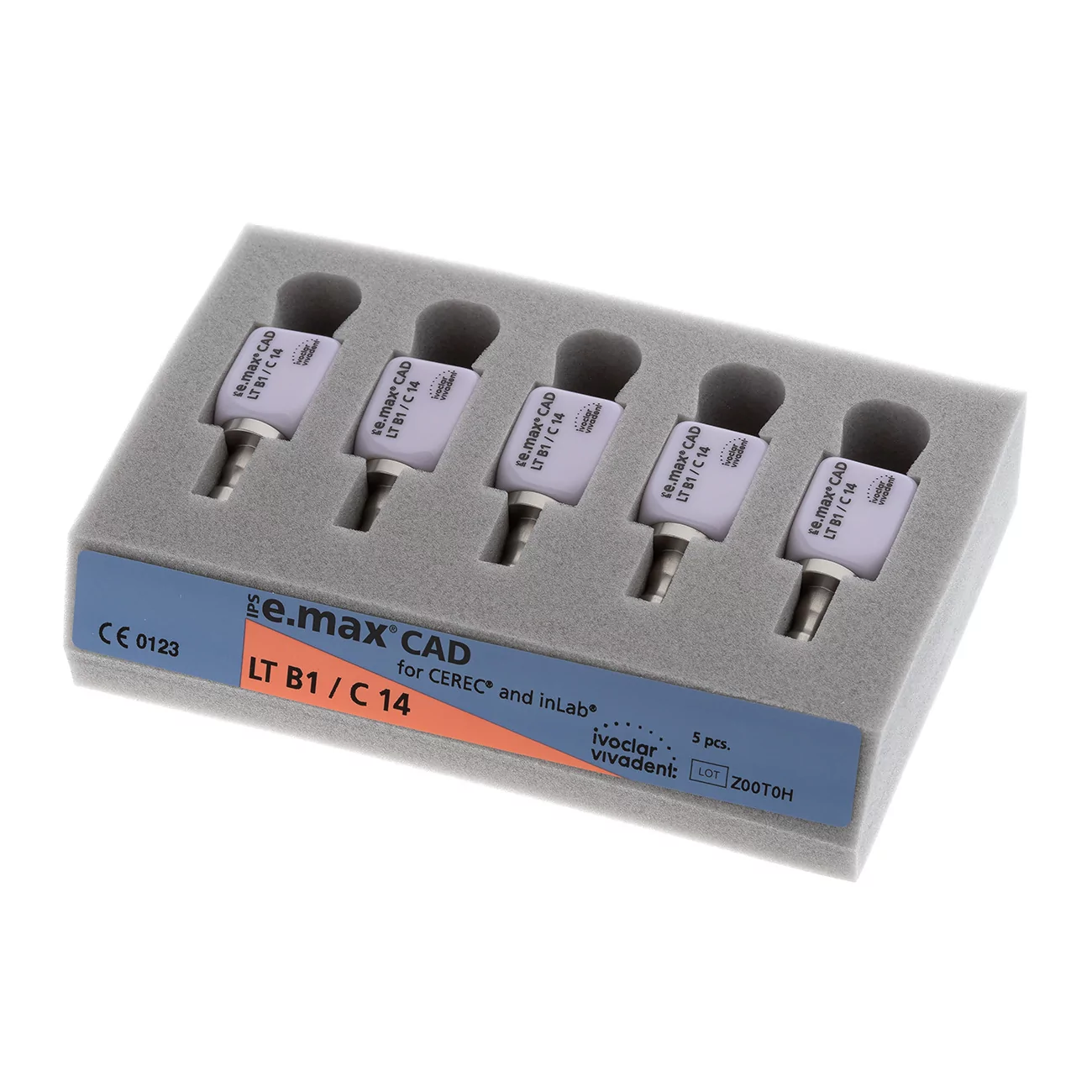 IPS e.max CAD CEREC/inLab LT B1 C14/5 Блоки из стеклокерамики, 605332