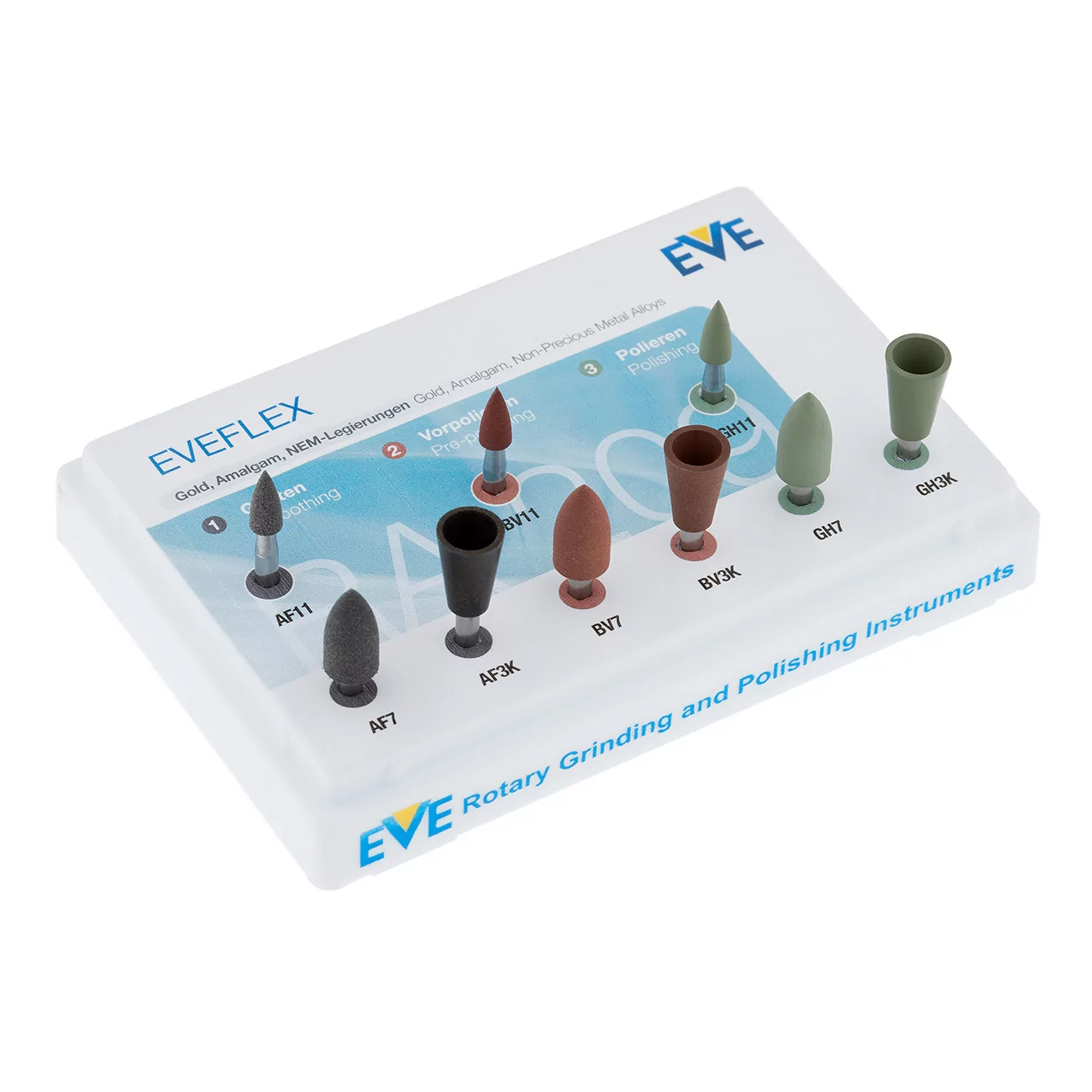 Набор EVEFLEX  RA 209 полировка металла (9 полиров)