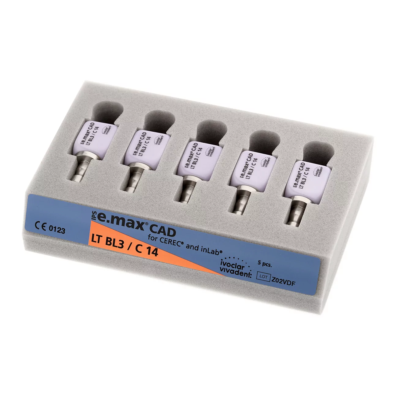IPS e.max CAD CEREC/inLab LT BL3 C14/5 Блоки из стеклокерамики
