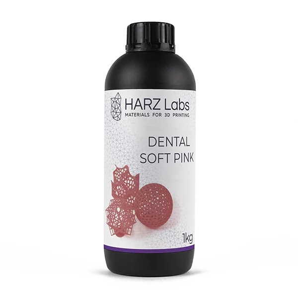 Материал для 3D печати Dental Pink Soft, 1 кг