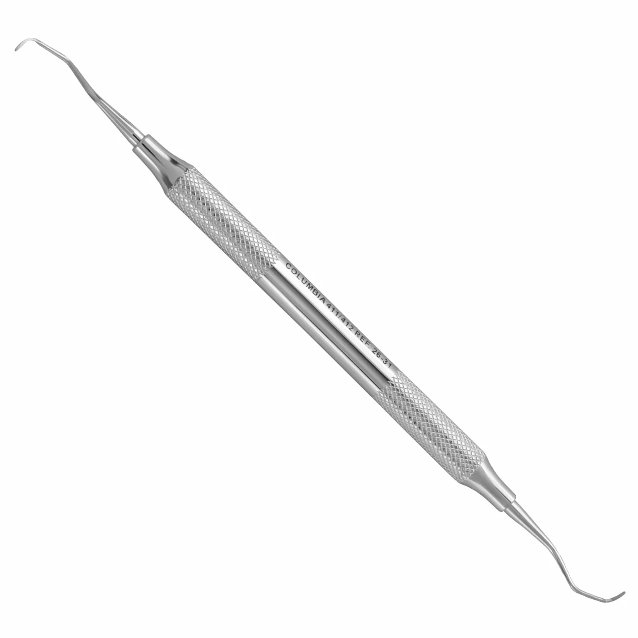 Кюрета Columbia, форма 411/412, ручка диаметр 8 мм, 26-31*