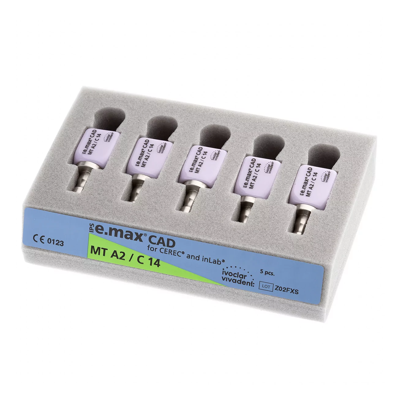 IPS e.max CAD CEREC/inLab MT A2 C14/5 Блоки для фрезерования