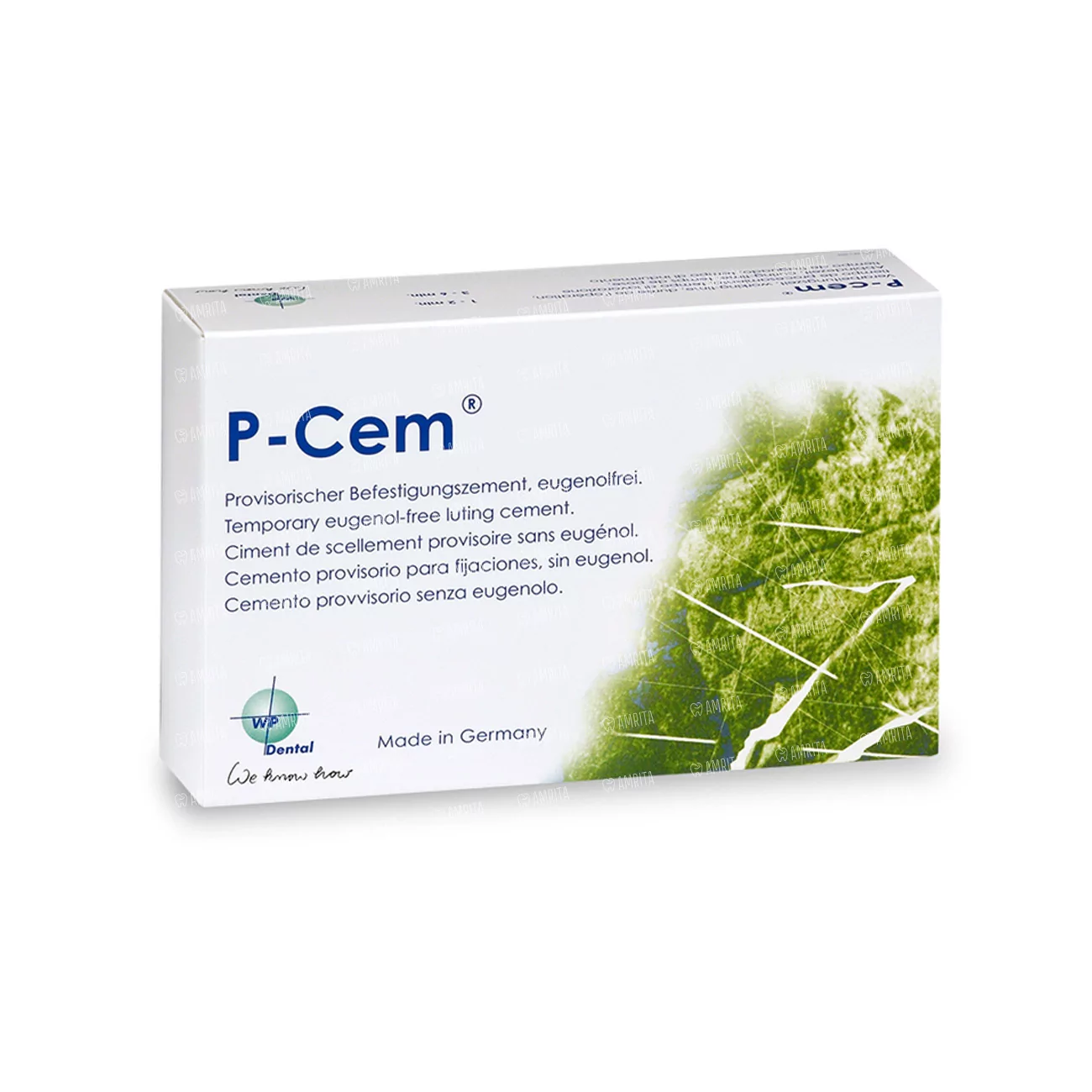 Цемент P-CEM для временной фиксации коронок  в тубах