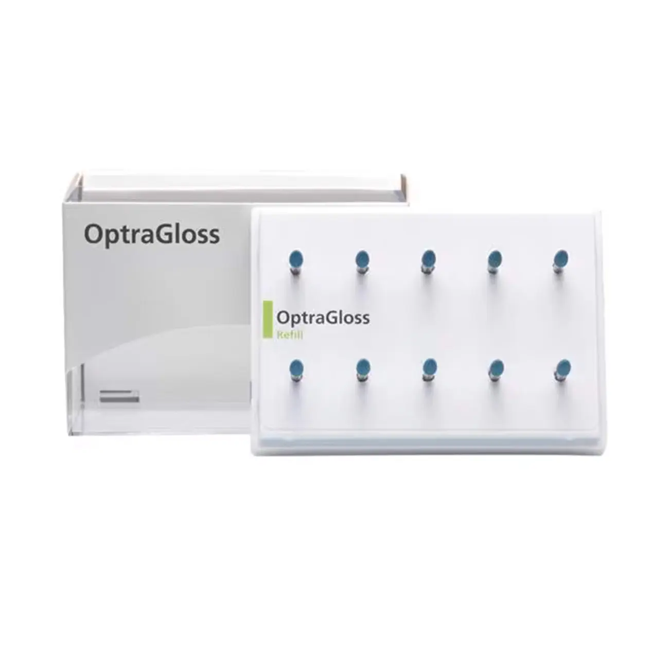 OptraGloss Refill Flame PP Алмаз.полир в форме пламени для предварит.полировки керамики (синий)10шт./уп., 684553AN