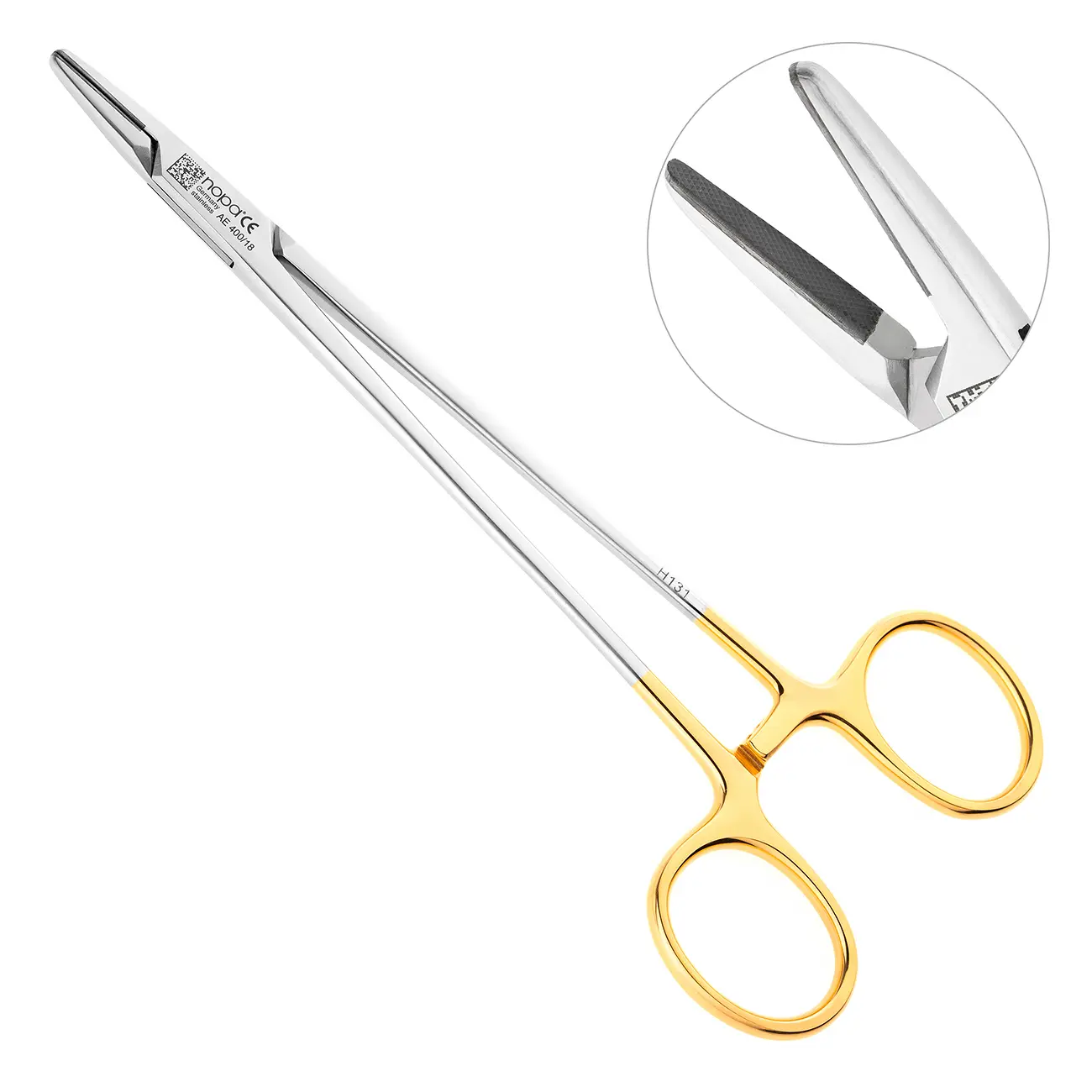 Иглодержатель TUC MAYO-HEGAR, прямой, 18 см, AE 400/18