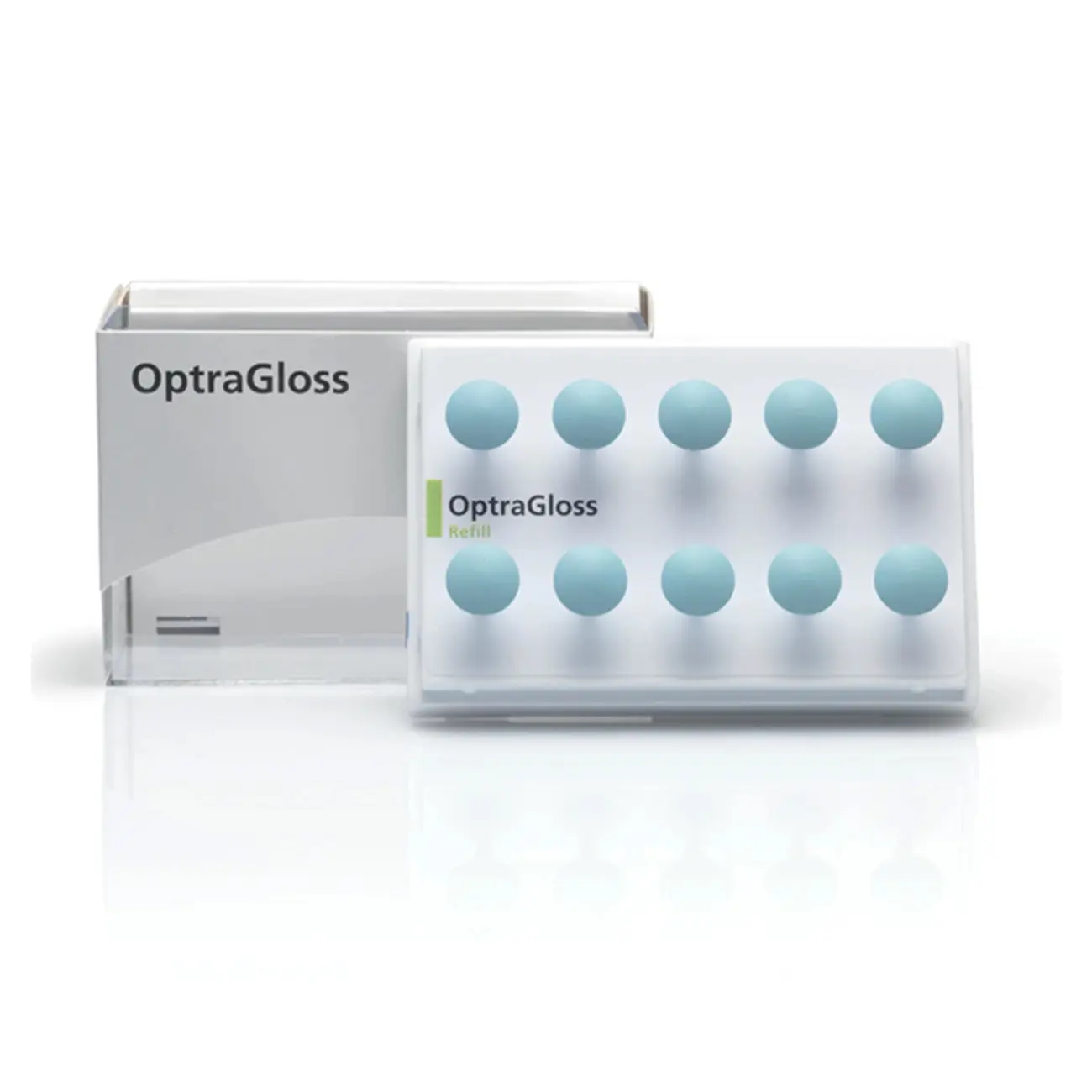 OptraGloss Refill Lens HP Алмаз.полир в форме линзы для полировки до зеркал.блеска композит.и керамики (голуб.)10шт./уп., 684552AN