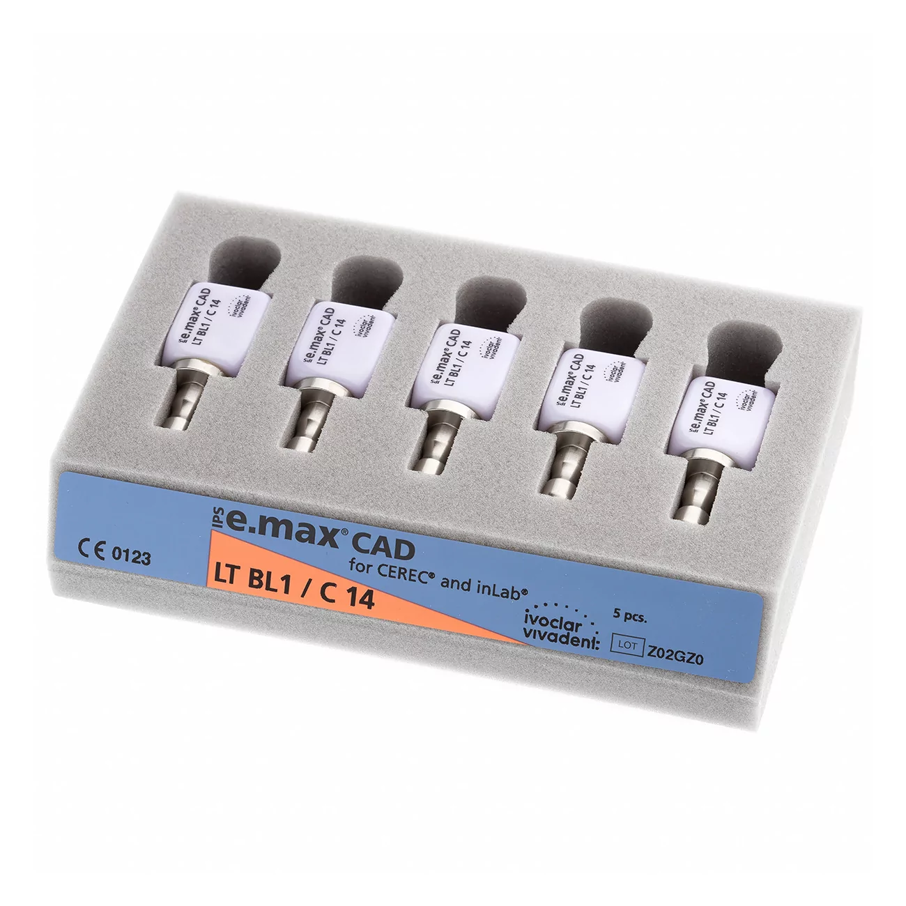 IPS e.max CAD CEREC/inLab LT BL1 C14/5 Блоки из стеклокерамики