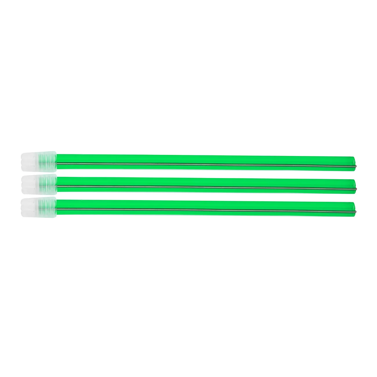 Слюноотсосы BLOSSOM,15 см.ярко-зеленые со съемным колпачком (упаковка100 шт.)