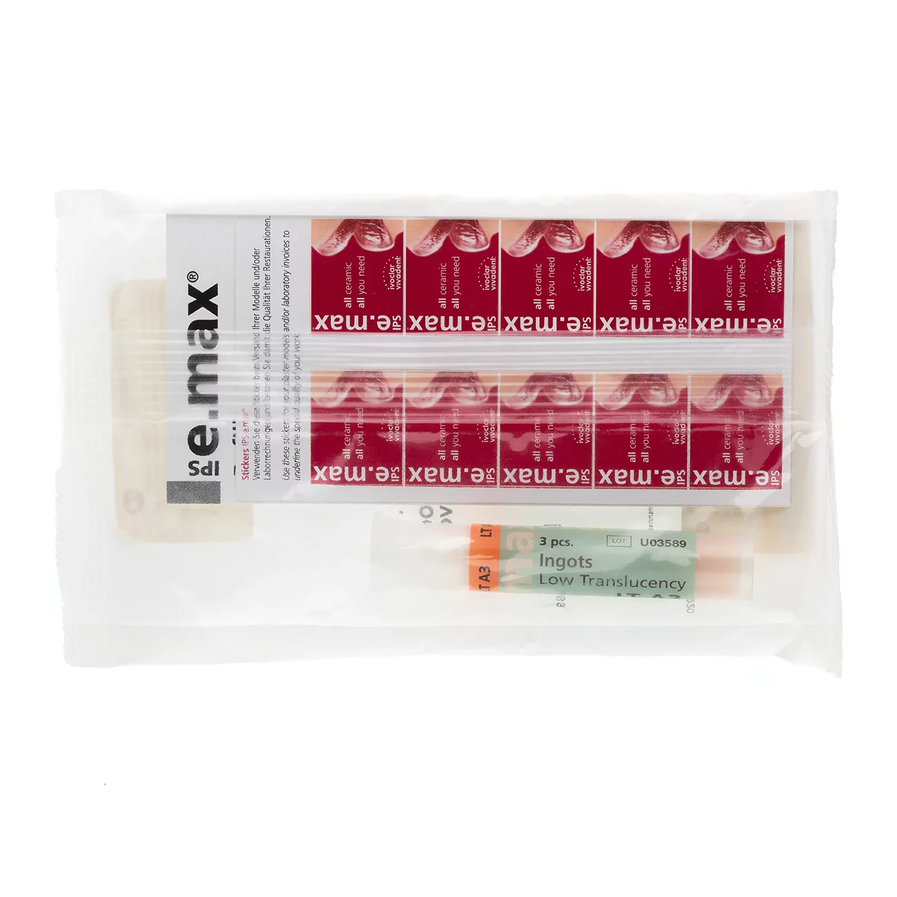 IPS e.max Press LT BL1 L/3 pcs. Керамические заготовки техники прессования