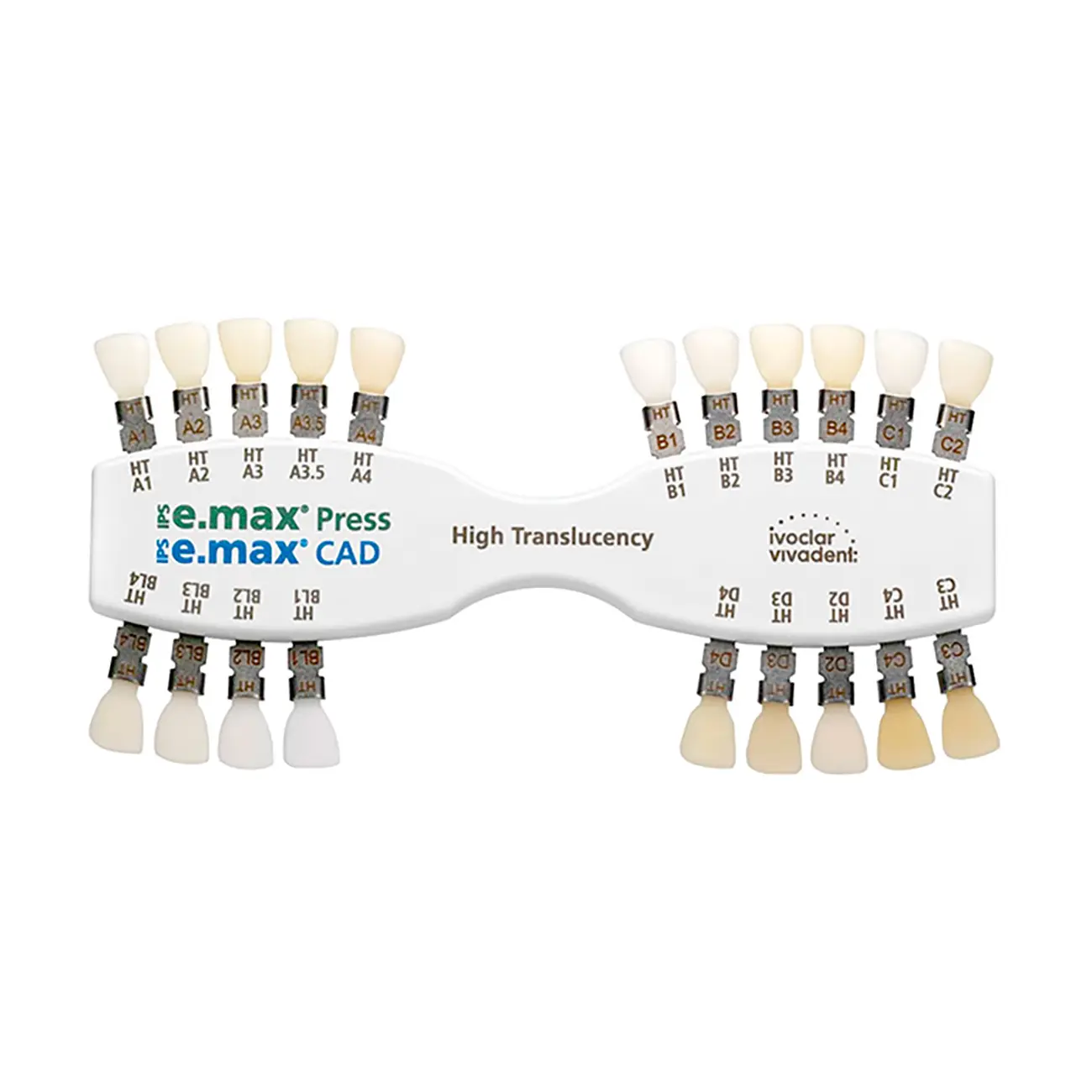 IPS e.max Press/CAD HT Shade Guide Расцветка, 613998