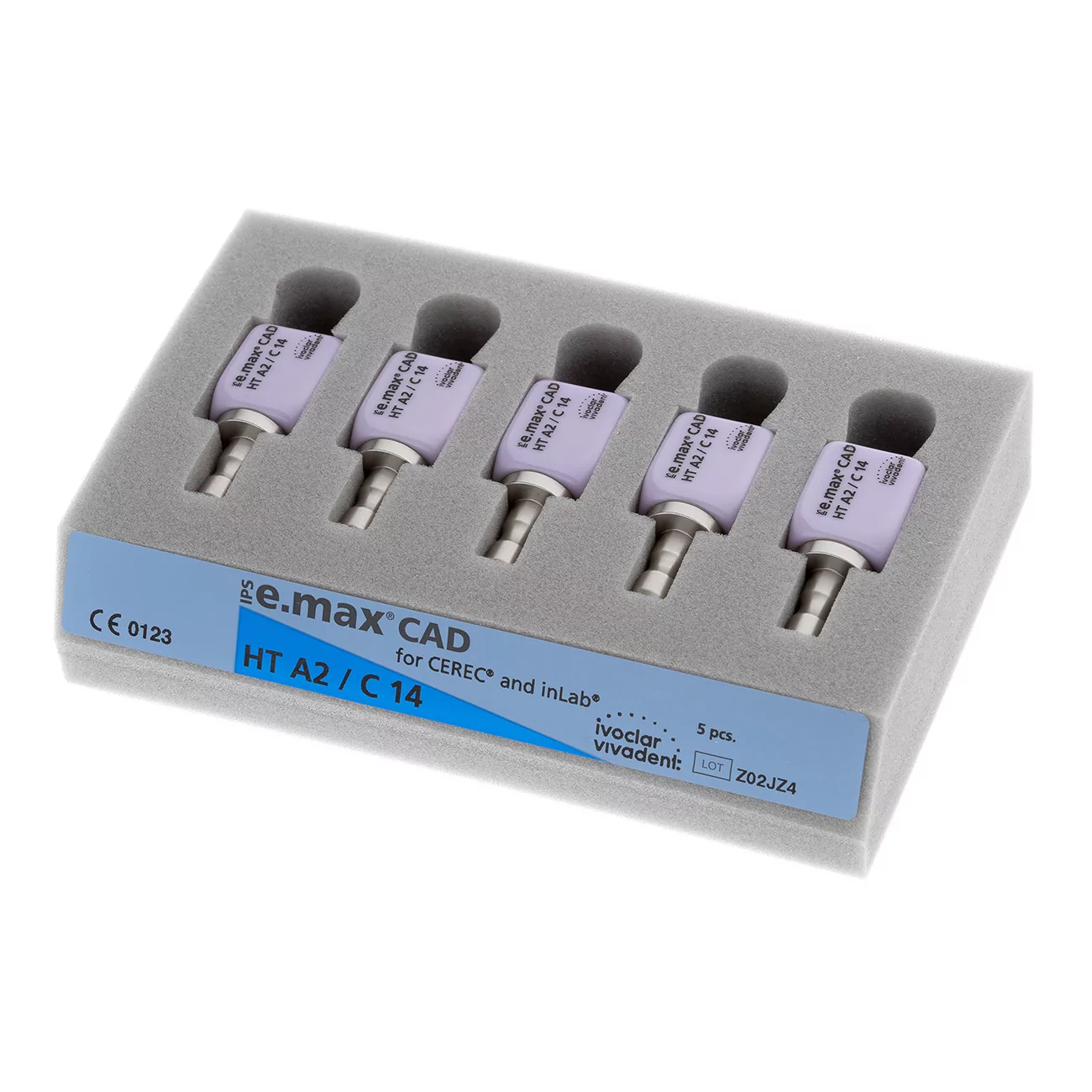 IPS e.max CAD CEREC/inLab HT A2 C14/5 Блоки из стеклокерамики
