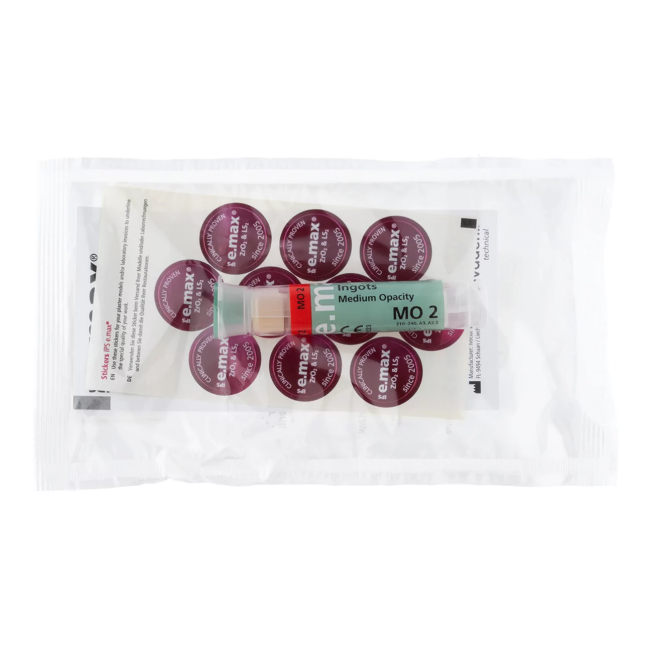 IPS e.max Press MO 2 5 pcs Керамические заготовки для техники прессования