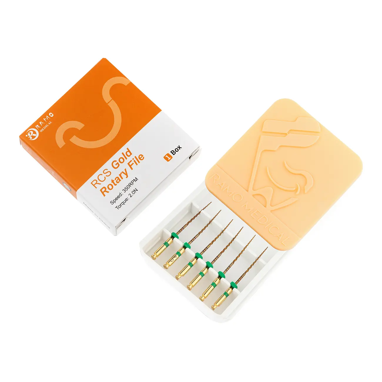 Файлы машинные RCS Gold Rotary 35/04 (25 мм) (набор 6 шт.), G01 0101 C04035 25