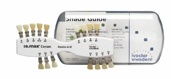 IPS e.max Ceram Shade Guide ZirLiner Цветовая шкала, 597069, 597069