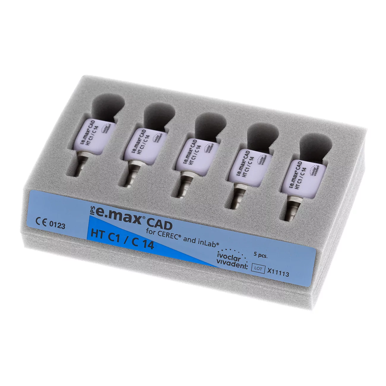 IPS e.max CAD CEREC/inLab HT C1 C14/5  Блоки из стеклокерамики, 626416
