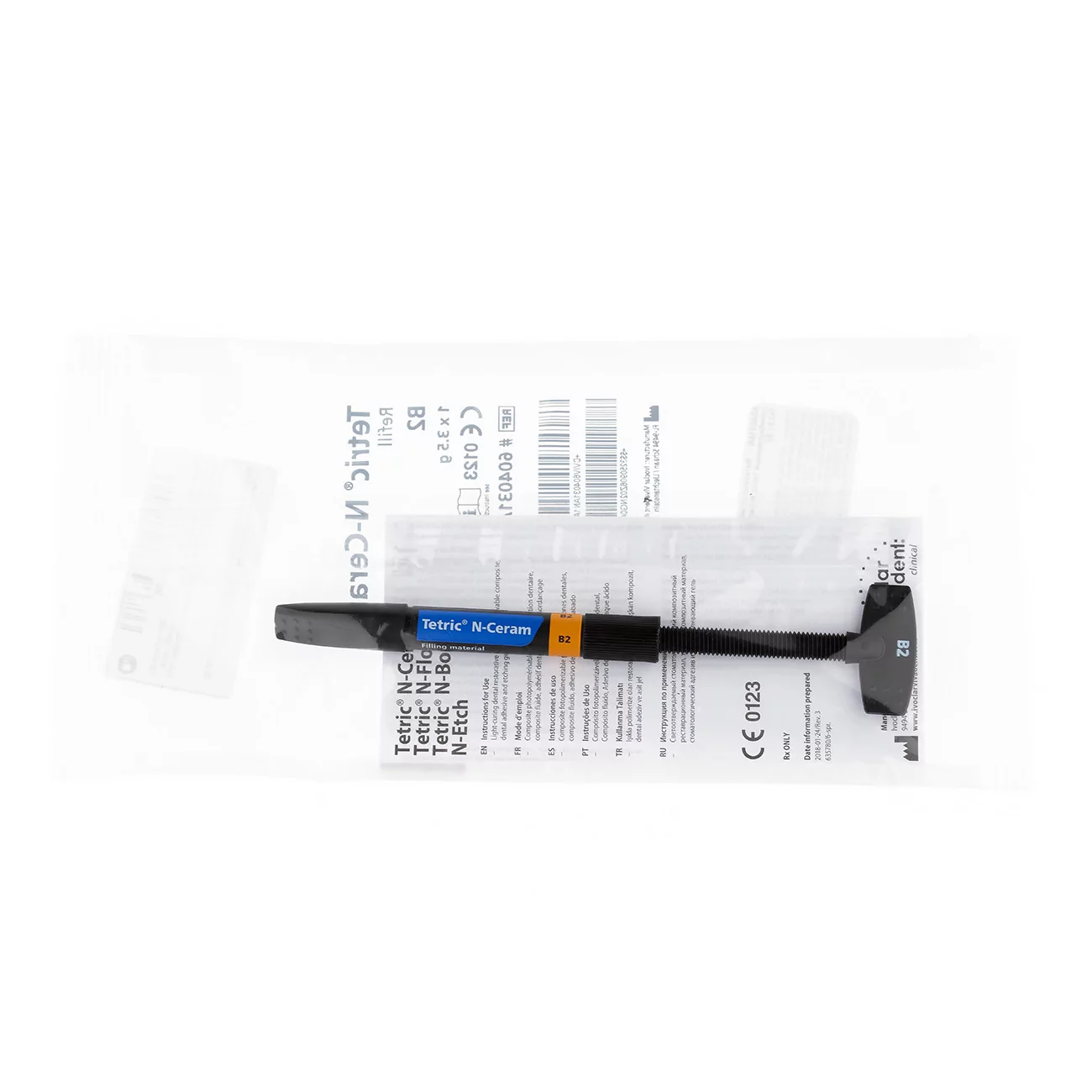 Tetric N-Ceram Refill 1x3.5g B2 Светоотверждаемый наногибридный композит, 604031AN