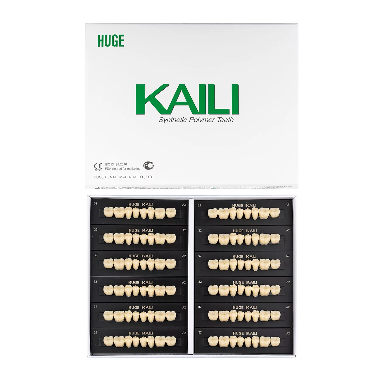 Зубы акриловые Kaili 8*1/ A3, 34U 1 уп. (12 гарн.), A334U_Kaili, A334U_Kaili