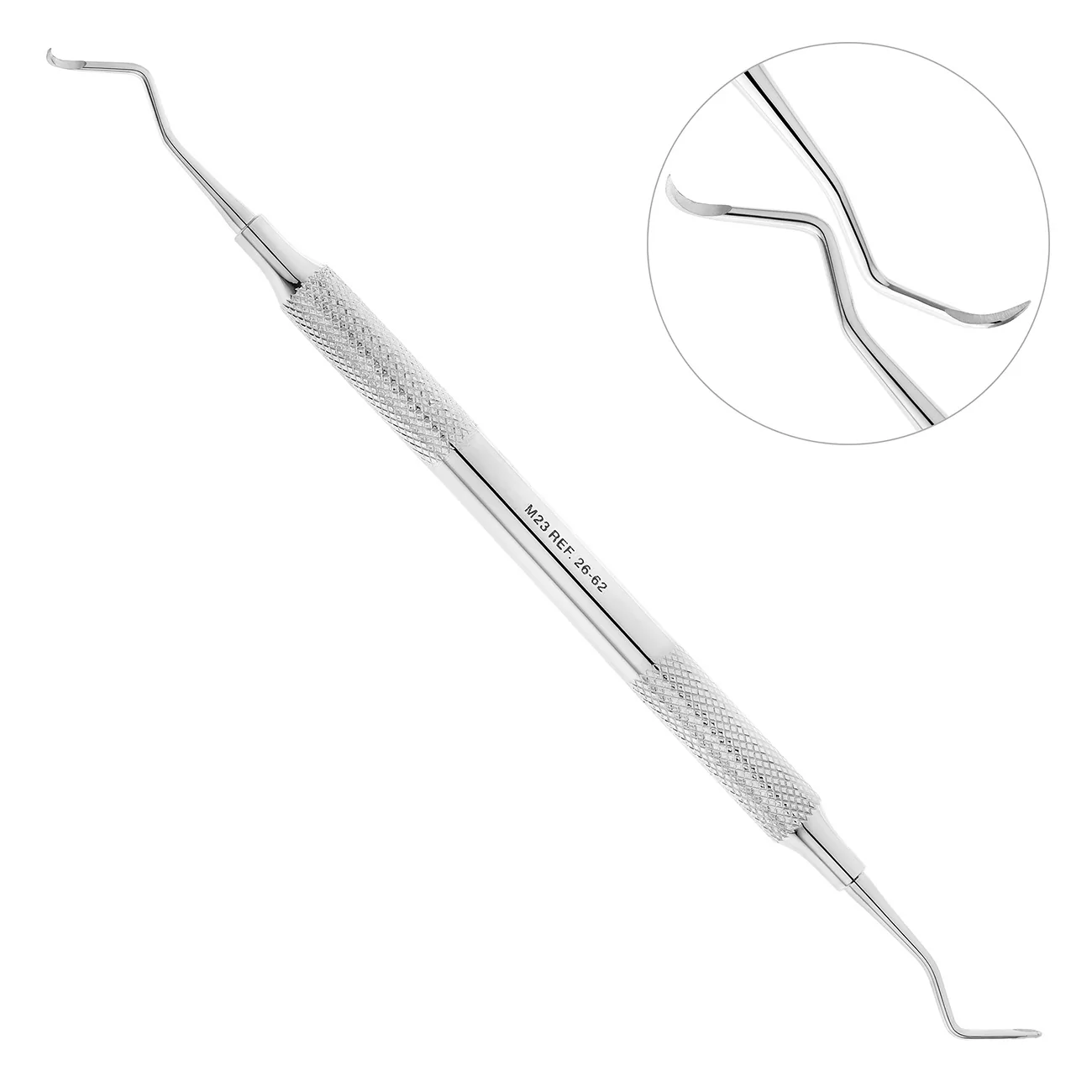 Скейлер парадонтологический, M23, ручка ø 8 мм, 26-62*