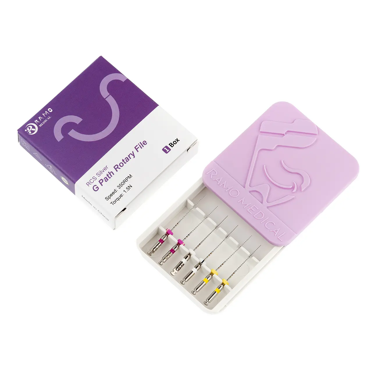 Файлы машинные RCS Silver G Path ассорти 13/02 (2 шт), 16/02 (2 шт), 19/02 (2 шт) (25 мм) (набор 6шт.), S04 0101 C00000 25