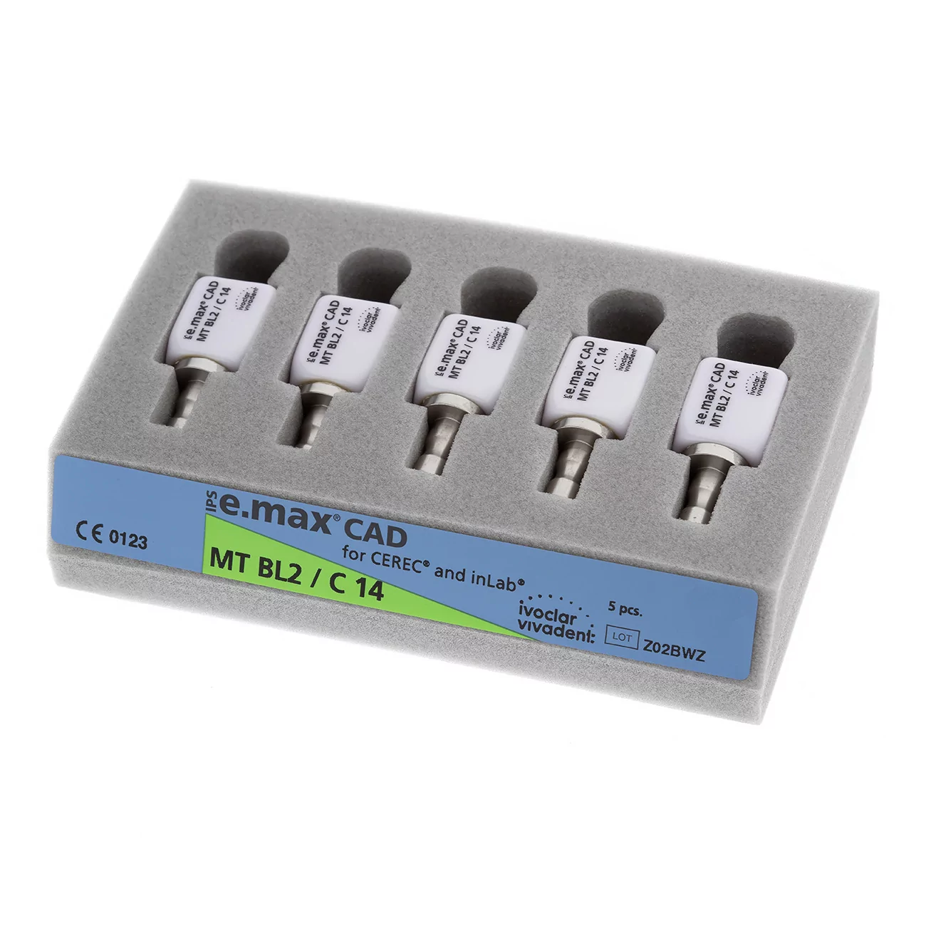 IPS e.max CAD CEREC/inLab MT BL2 C14/5 Блоки для фрезерования