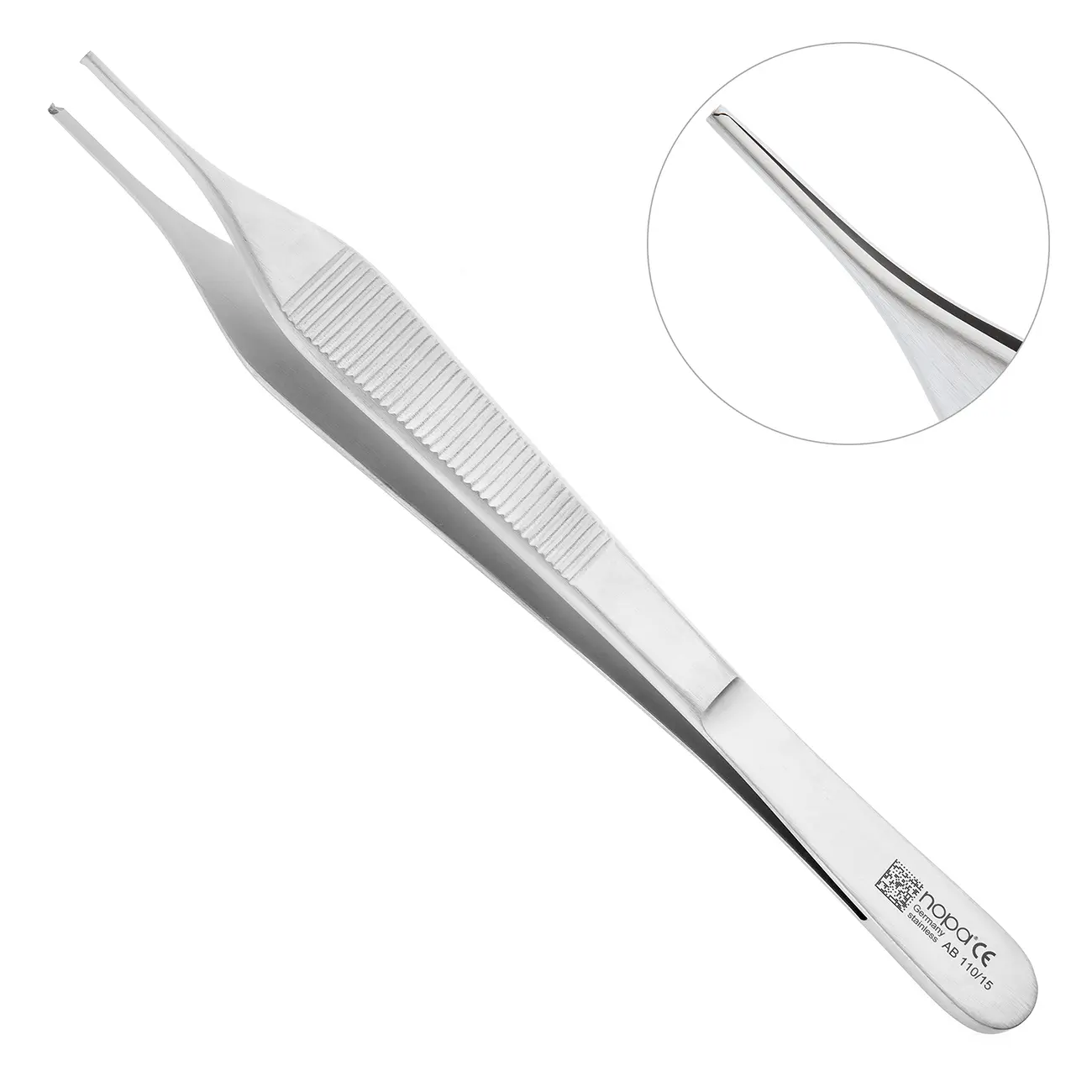 Пинцет ADSON хирургический, 15 см, AB 110/15