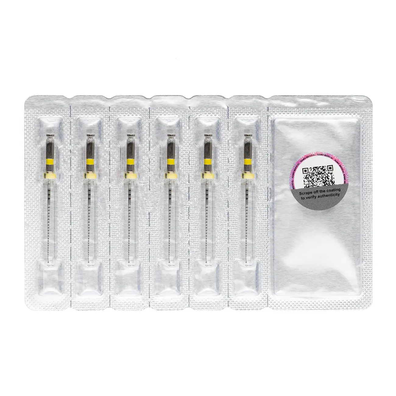 Файлы машинные RCS Silver Rotary 20/04 (25 мм) (набор 6 шт.), S01 0101 C04020 25