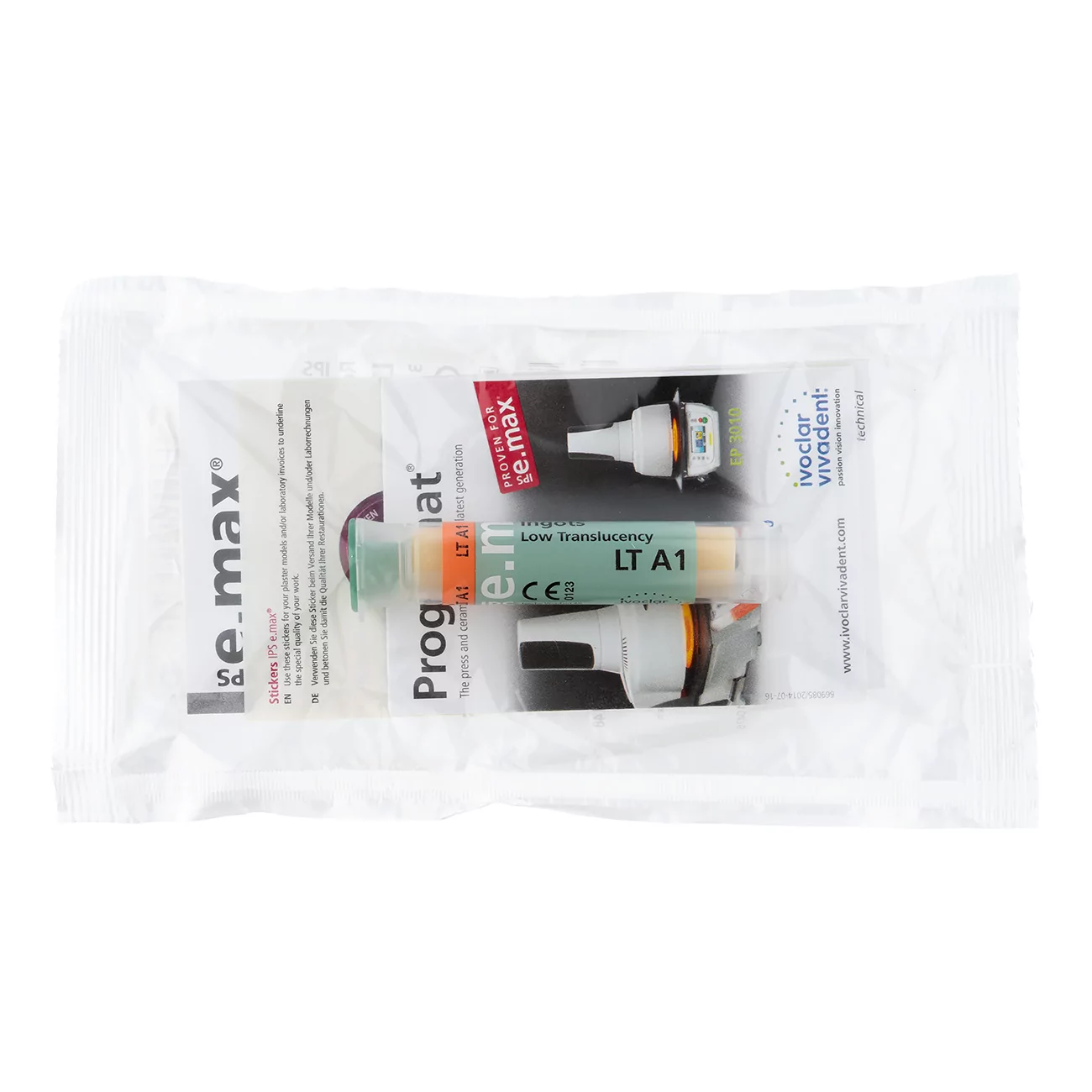 IPS e.max Press LT A1 L/3 pcs. Керамические заготовки для техники прессования, 605283