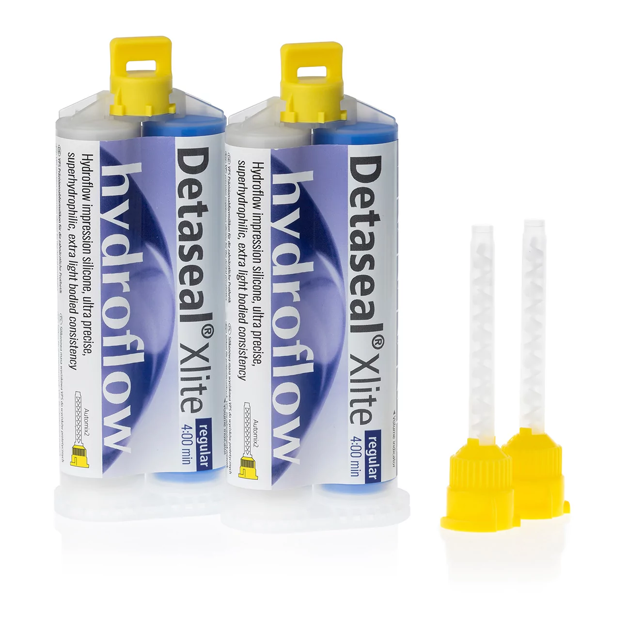 Материал стоматологический оттискной Detaseal hydroflow Xlite, стандартная упаковка, 2х50 мл, 02741