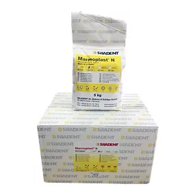 Гипс Marmoplast N 4 кл, цвет светло-серый, 4x5 кг, коробка. Гипс, укрепленный смолой