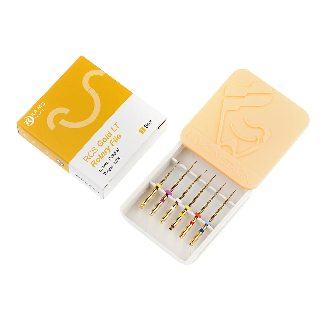 Файлы машинные RCS Gold LT ассорти SX (Open File),  S1, S2, F1, F2, F3 (25 мм) (набор 6шт.), G14 0101 V00000 25
