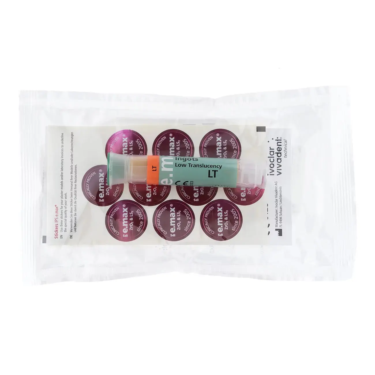 IPS e.max Press LT D4 5 pcs Керамические заготовки для техники прессования, 626312, 626312