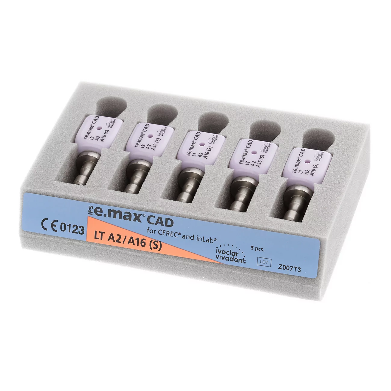 IPS e.max CAD CER/inLab LT A2 A16 (S)/5 Блоки из стеклокерамики