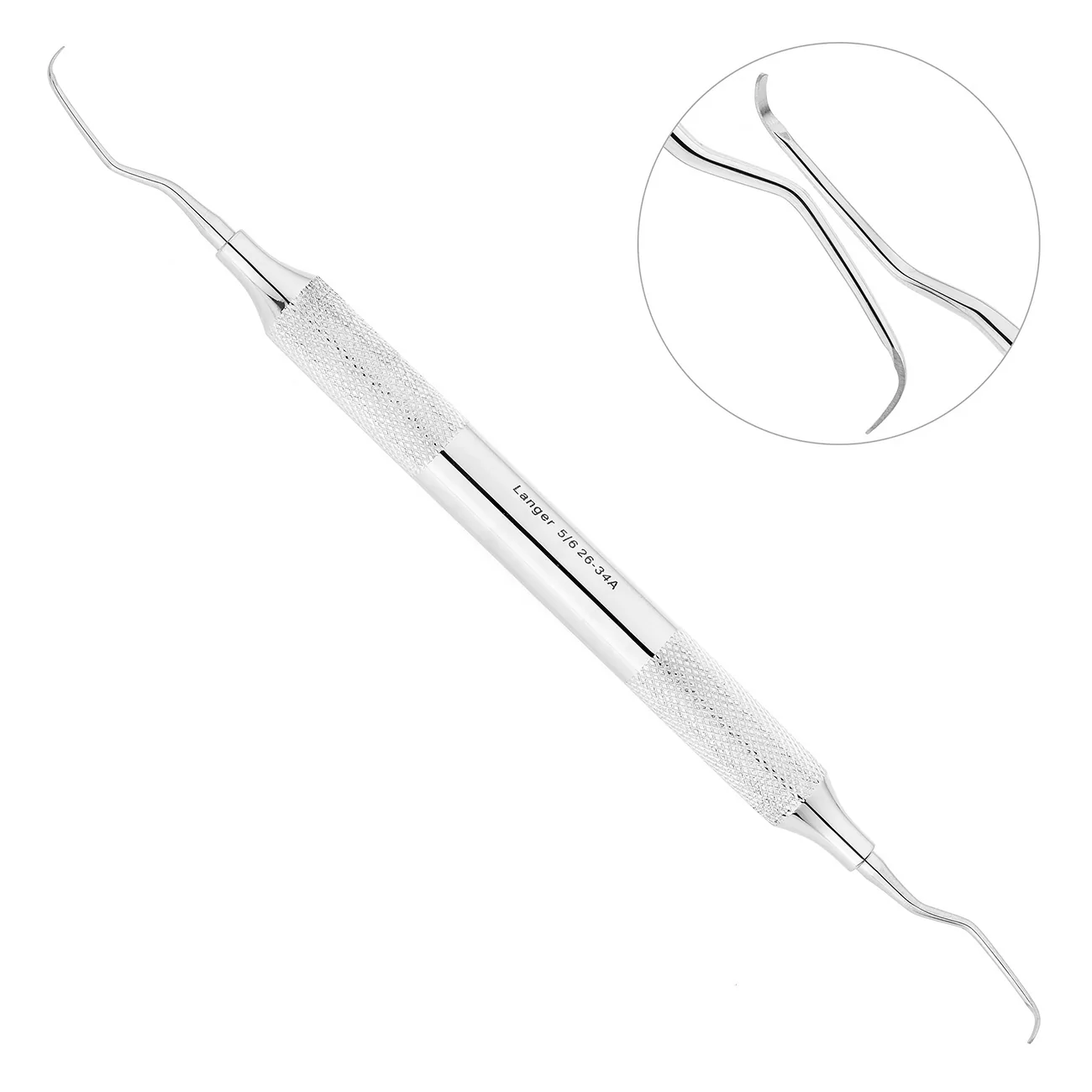 Кюрета парадонтологическая Langer, 5/6, ручка CLASSIC,  ø  10 мм, 26-34A*