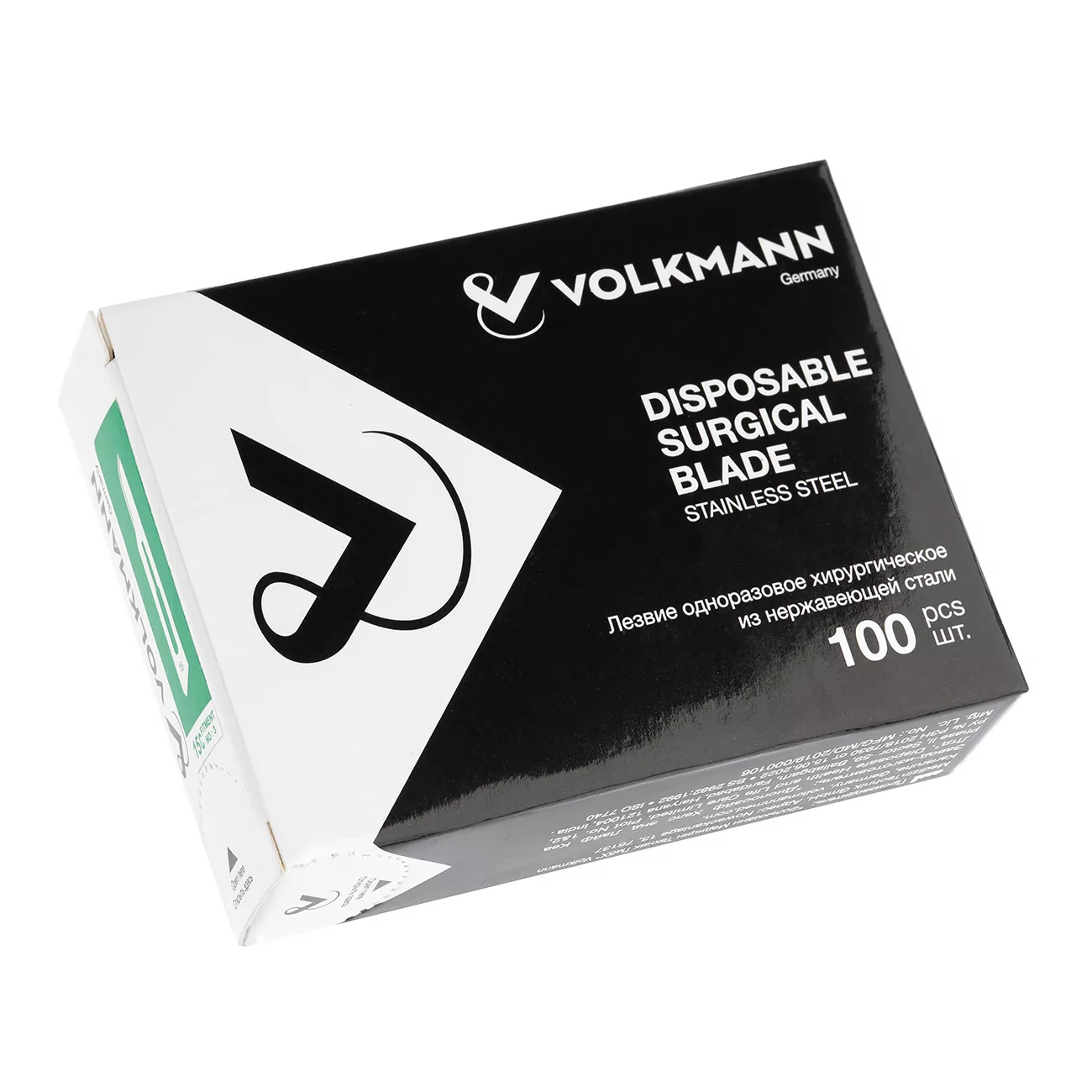 Лезвие из нержавеющей стали №15C, Volkmann (100шт)