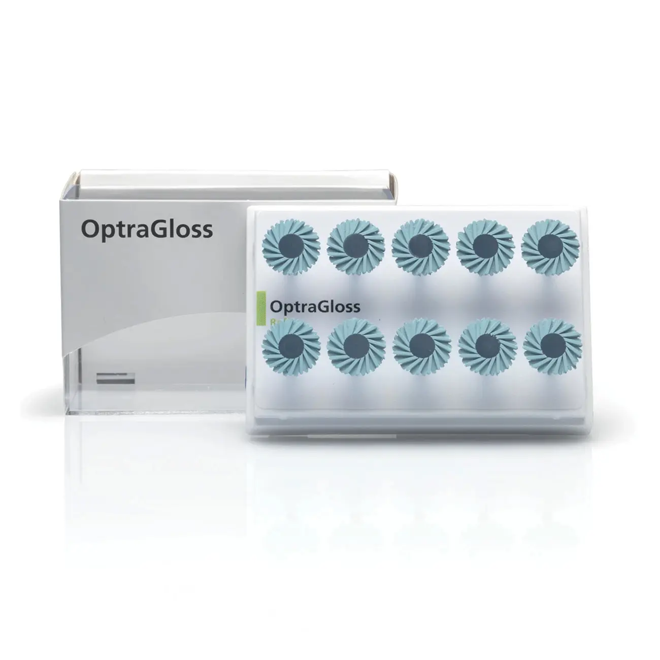OptraGloss Refill Spiral Wheel HP Алмаз.полир - колесо для полир.до зеркал.блеска композит.и керамики (голуб.)10шт./уп., 721094AN