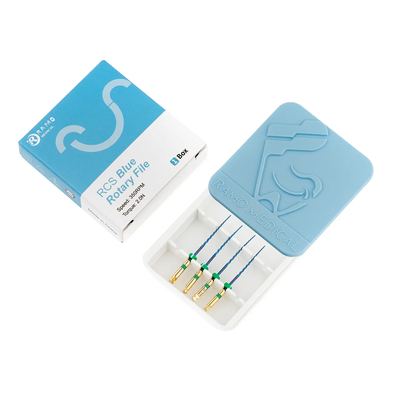 Файлы машинные RCS Blue Rotary 35/04 (25 мм) (набор 4 шт.), B01 0101 C04035 25