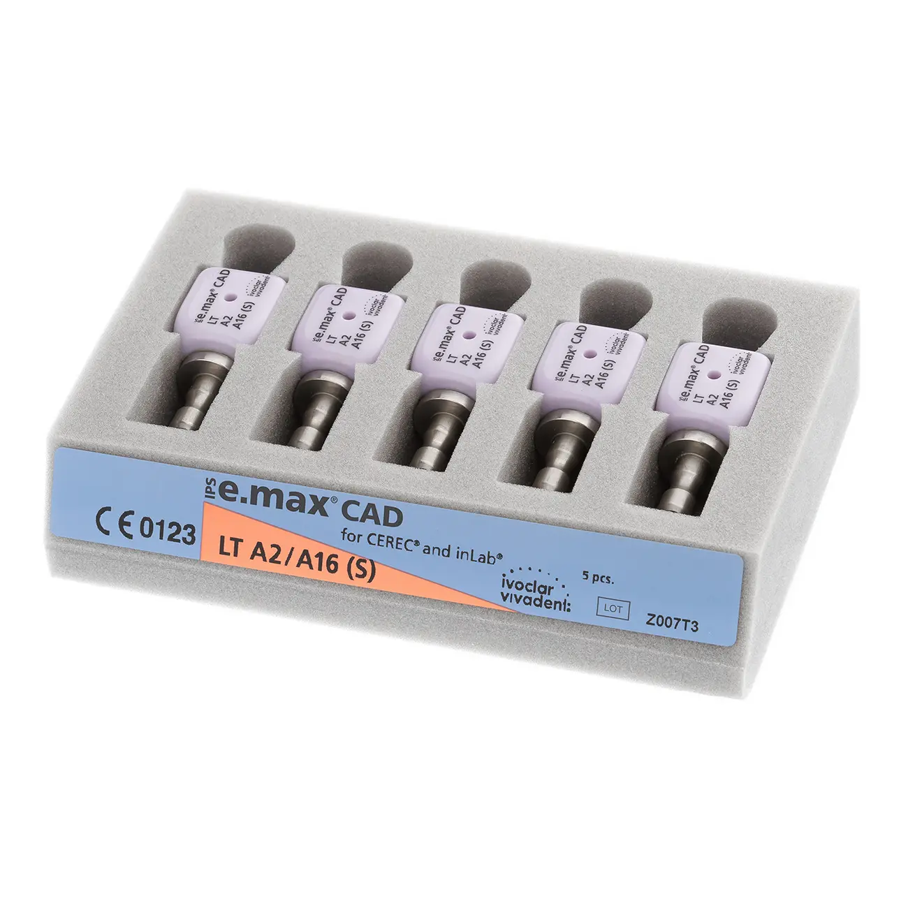 IPS e.max CAD CER/inLab LT A1 A16 (S)/5  Блоки из стеклокерамики, 644367