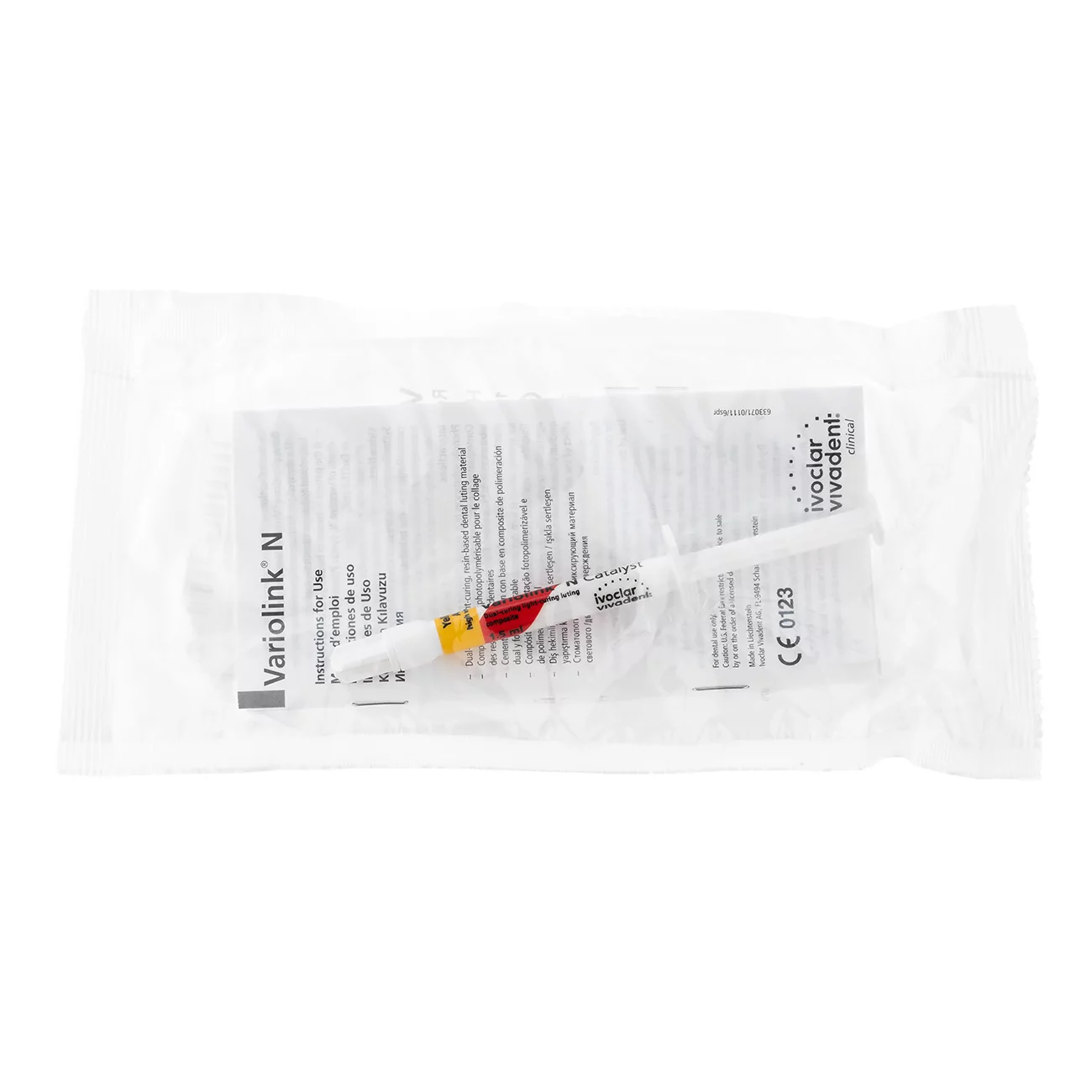 Variolink N Catalyst yellow/high  Адгезивный фиксирующий композитный цемент, 632328AN