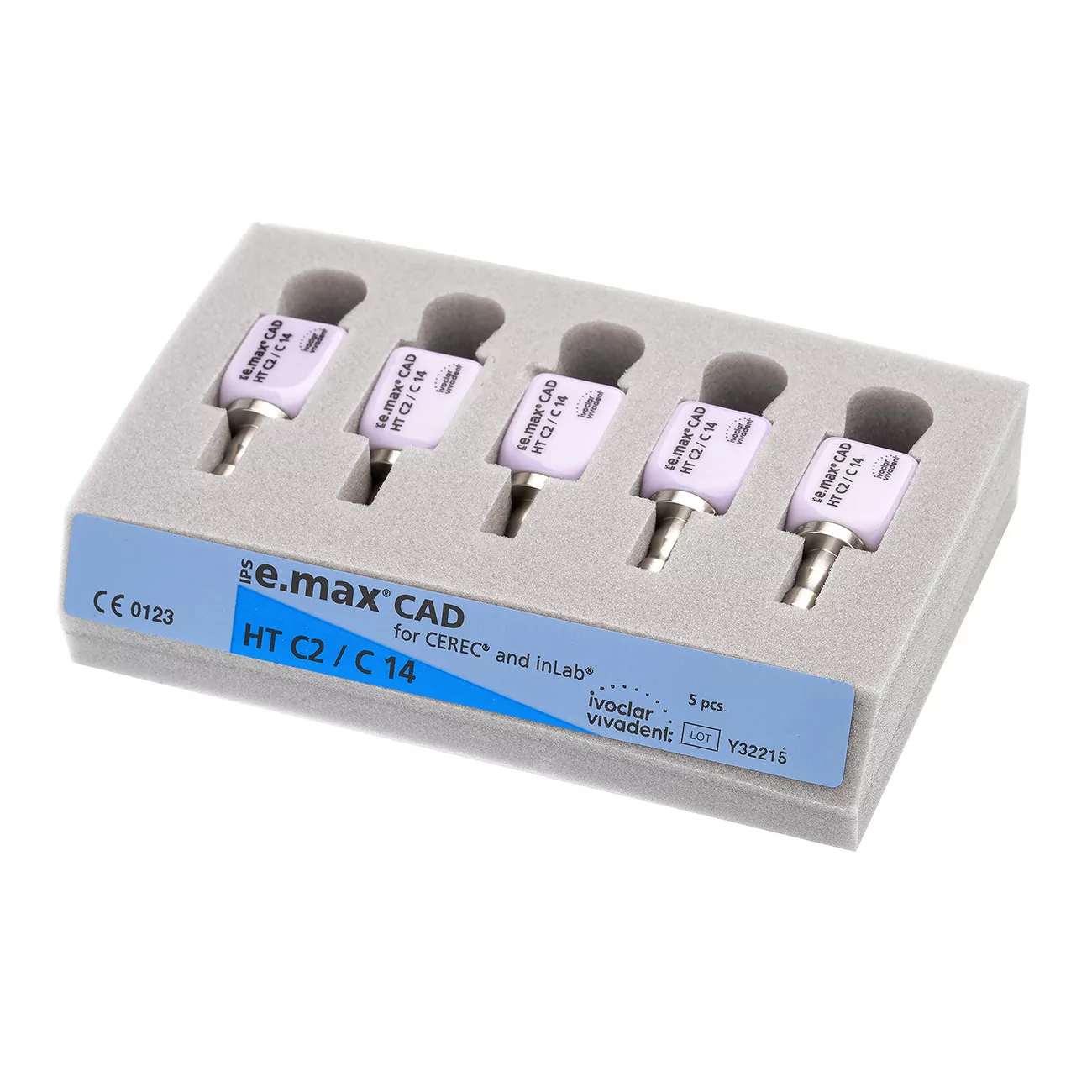 IPS e.max CAD CEREC/inLab HT C2 C14/5 Блоки из стеклокерамики, 626417