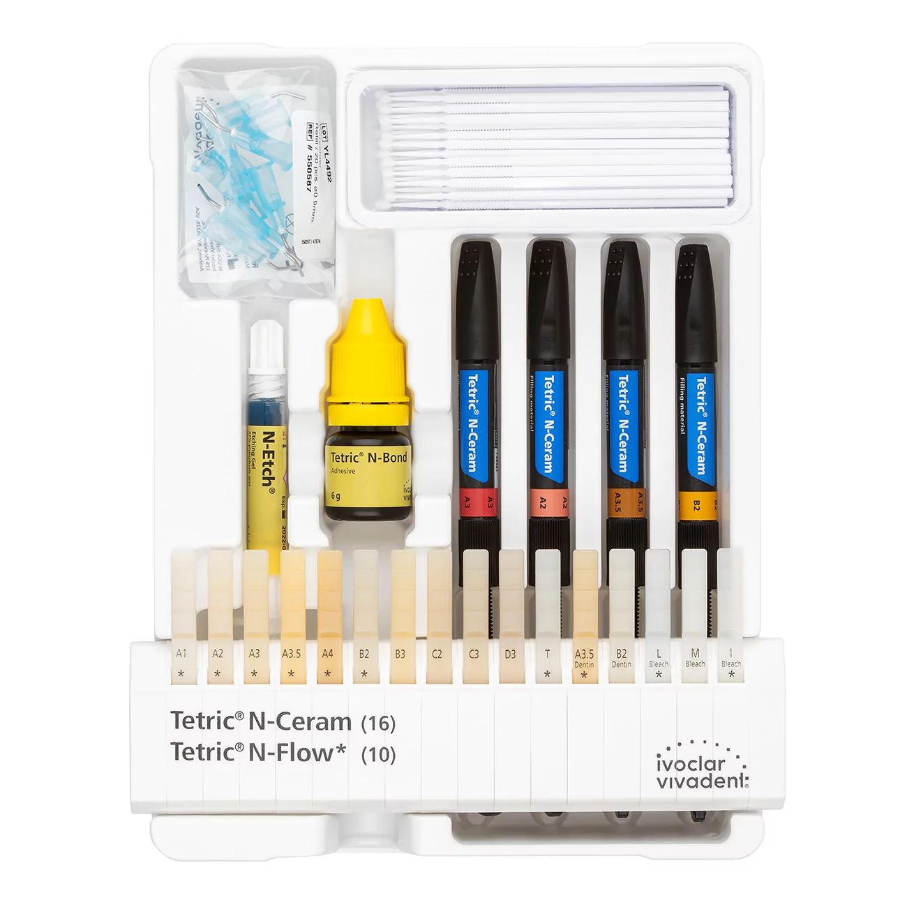 Набор Tetric N-Ceram Intro Pack 4x3.5g/N-Etch, 631072AN