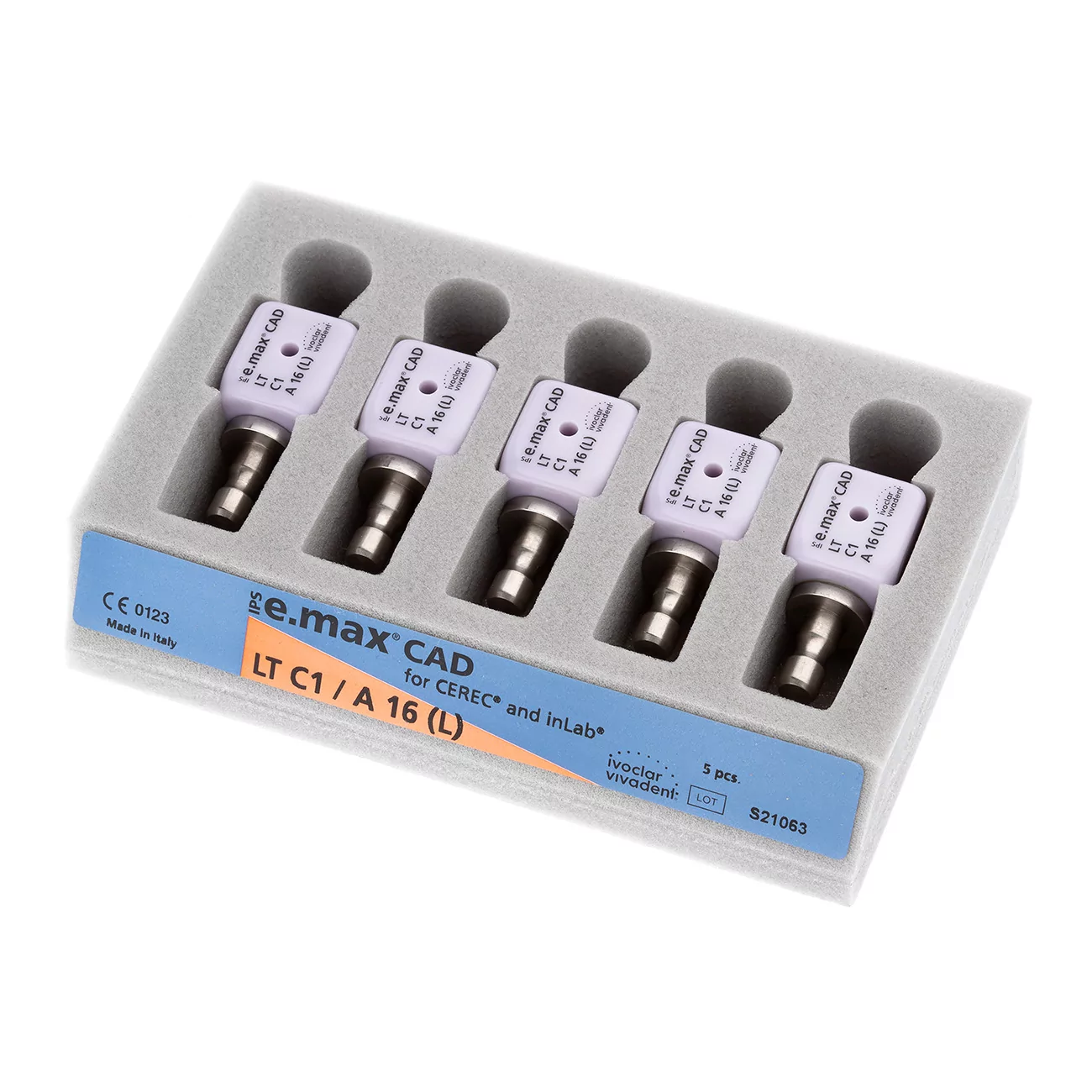 IPS e.max CAD CER/inLab LT C1 A16 (L)/5 Блоки из стеклокерамики