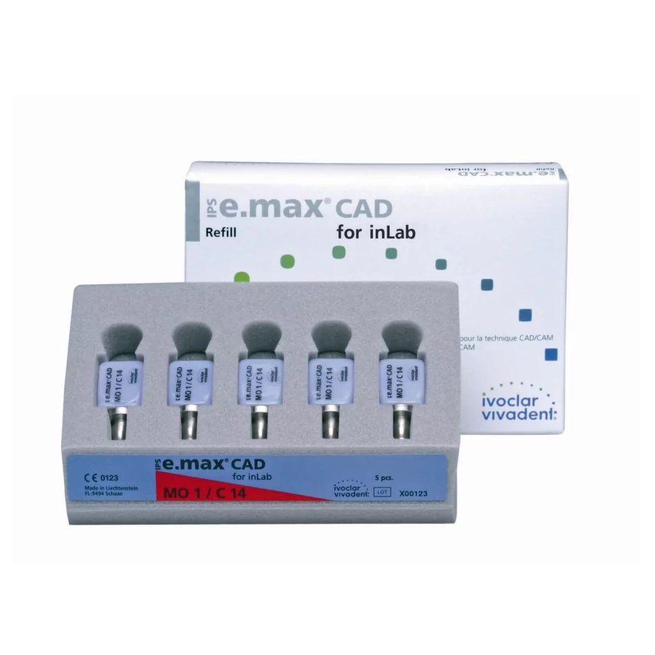 IPS e.max CAD for inLab MO 1 C14/5 pcs Блоки из стеклокерамики, 596798