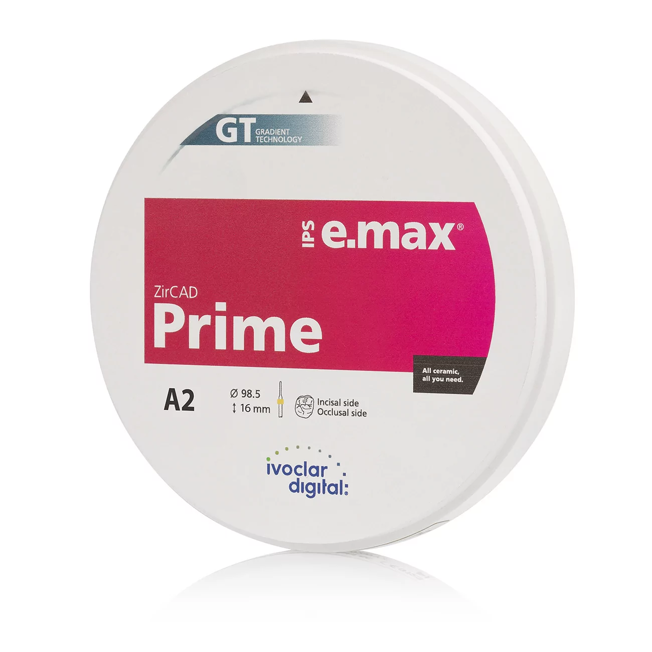IPS e.max ZirCAD Prime A2 98.5-16/1 Диск для фрезерования