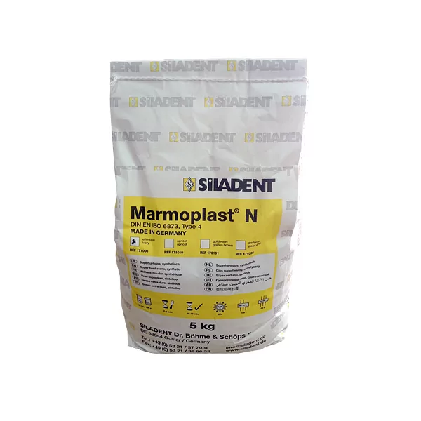 Гипс Marmoplast N, 4 кл, цвет слоновой кости, 5,0 кг, пакет, 171008-1